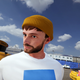 A generic-looking white dude with a beard and yellow beanie.